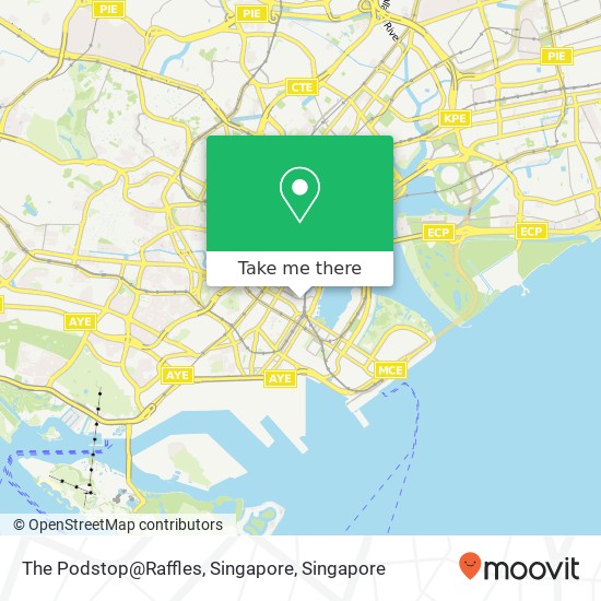 The Podstop@Raffles, Singapore地图