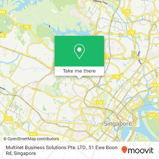 Multinet Business Solutions Pte. LTD., 51 Ewe Boon Rd地图