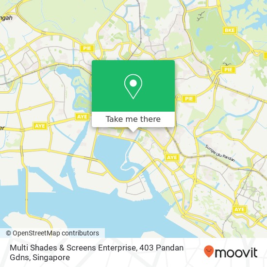 Multi Shades & Screens Enterprise, 403 Pandan Gdns map