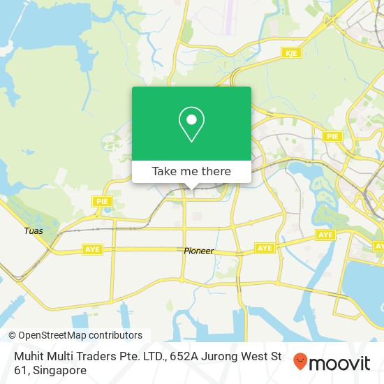 Muhit Multi Traders Pte. LTD., 652A Jurong West St 61 map