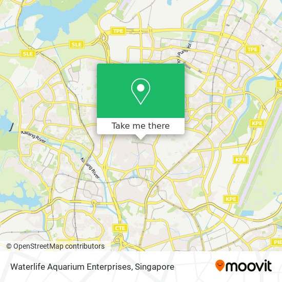 Waterlife Aquarium Enterprises map