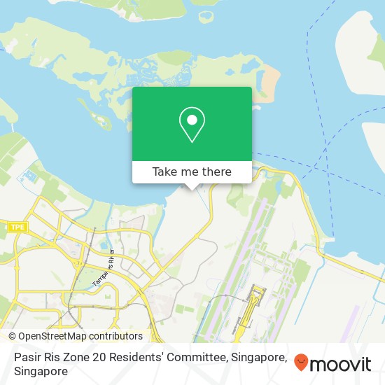Pasir Ris Zone 20 Residents' Committee, Singapore map