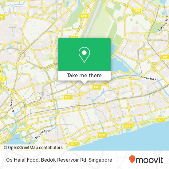 Os Halal Food, Bedok Reservoir Rd map