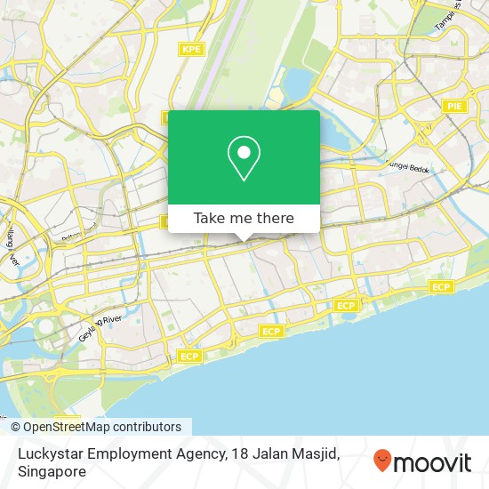 Luckystar Employment Agency, 18 Jalan Masjid map