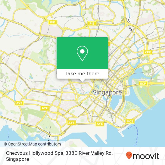 Chezvous Hollywood Spa, 338E River Valley Rd map