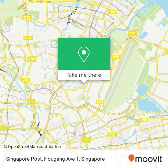 Singapore Post, Hougang Ave 1地图