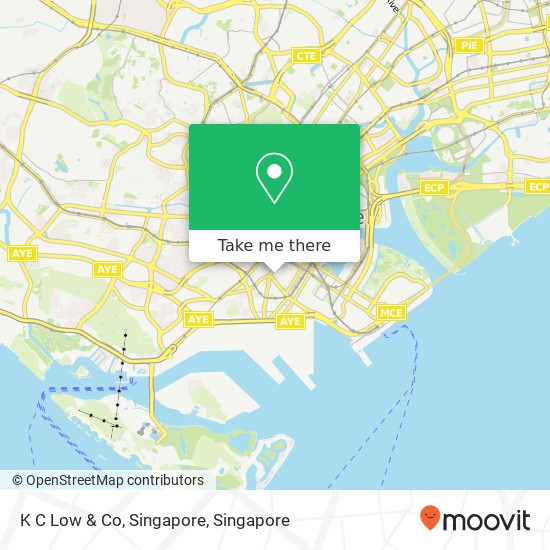 K C Low & Co, Singapore map