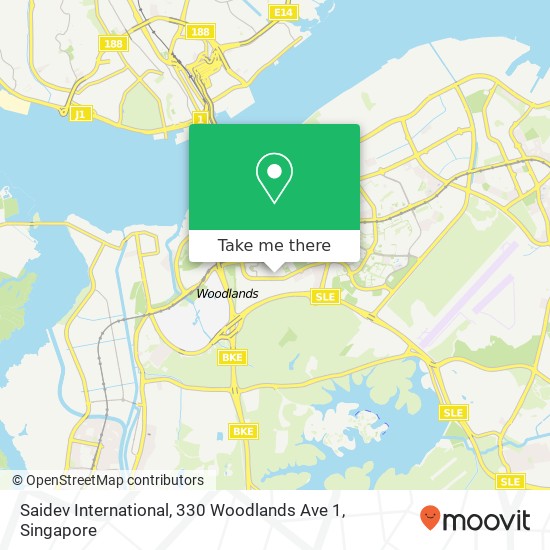 Saidev International, 330 Woodlands Ave 1 map