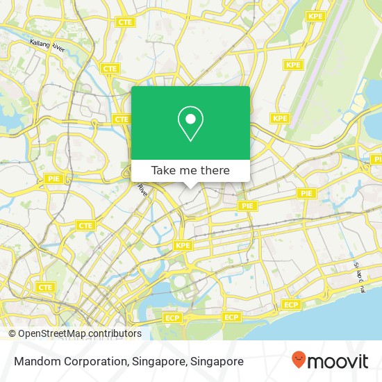 Mandom Corporation, Singapore map