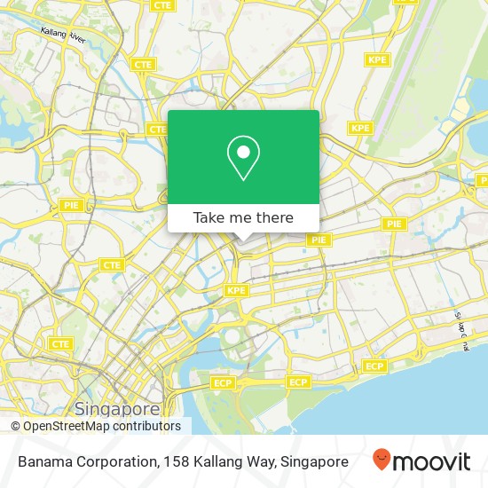 Banama Corporation, 158 Kallang Way地图