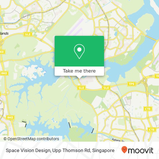 Space Vision Design, Upp Thomson Rd map