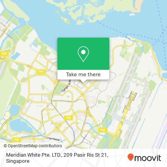 Meridian White Pte. LTD., 209 Pasir Ris St 21 map