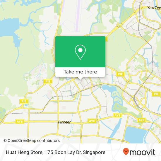 Huat Heng Store, 175 Boon Lay Dr地图