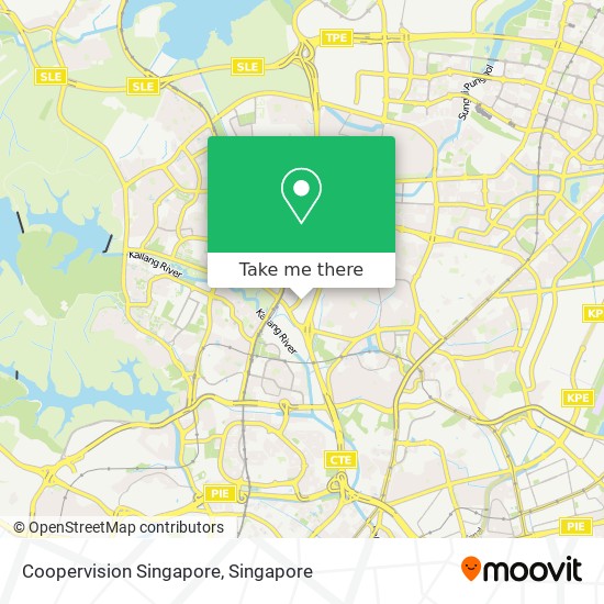 Coopervision Singapore map