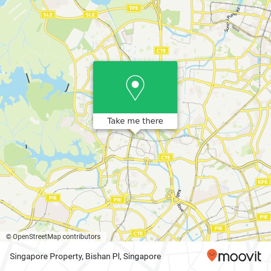 Singapore Property, Bishan Pl map