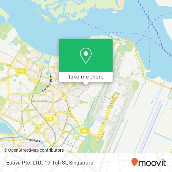 Estiva Pte. LTD., 17 Toh St map