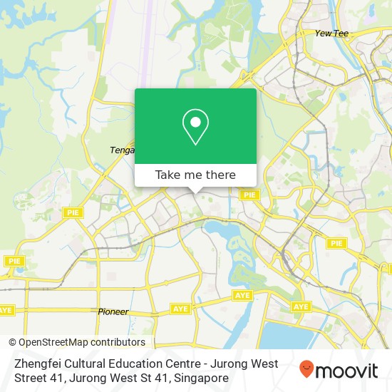 Zhengfei Cultural Education Centre - Jurong West Street 41, Jurong West St 41地图