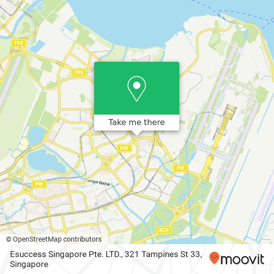 Esuccess Singapore Pte. LTD., 321 Tampines St 33 map