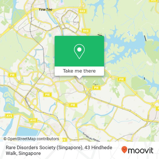 Rare Disorders Society (Singapore), 43 Hindhede Walk map