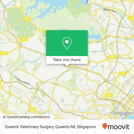 Queen's Veterinary Surgery, Queen's Rd地图