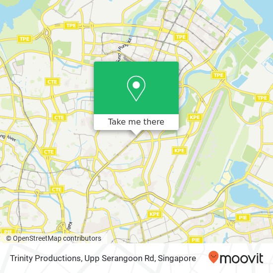 Trinity Productions, Upp Serangoon Rd map