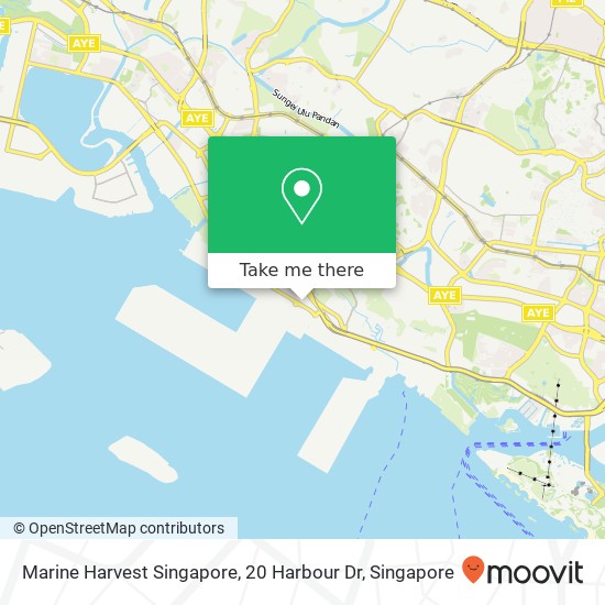 Marine Harvest Singapore, 20 Harbour Dr地图