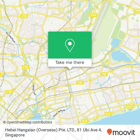 Hebei Hangxiao (Overseas) Pte. LTD., 81 Ubi Ave 4地图