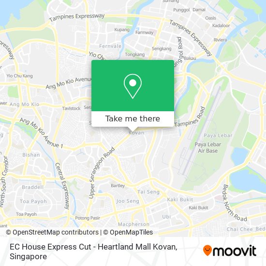 EC House Express Cut - Heartland Mall Kovan地图