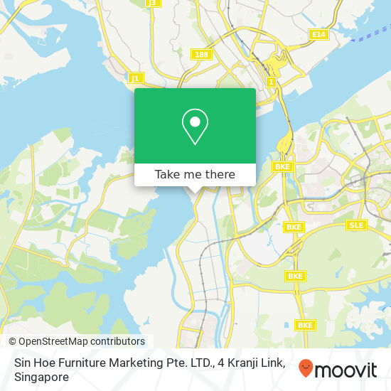 Sin Hoe Furniture Marketing Pte. LTD., 4 Kranji Link map