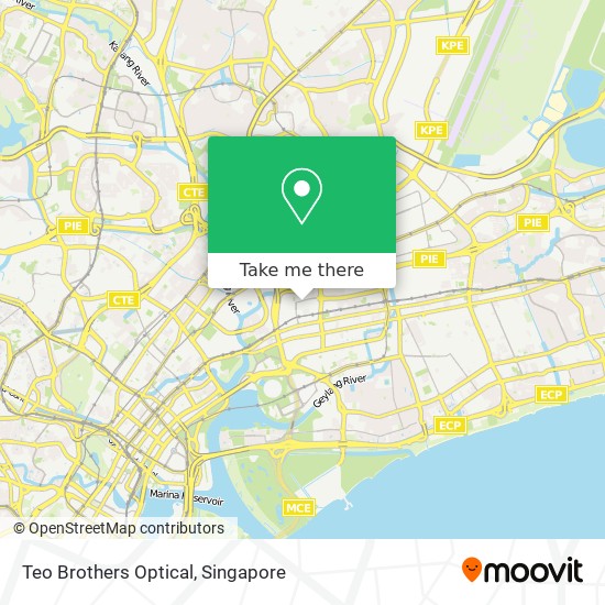 Teo Brothers Optical map