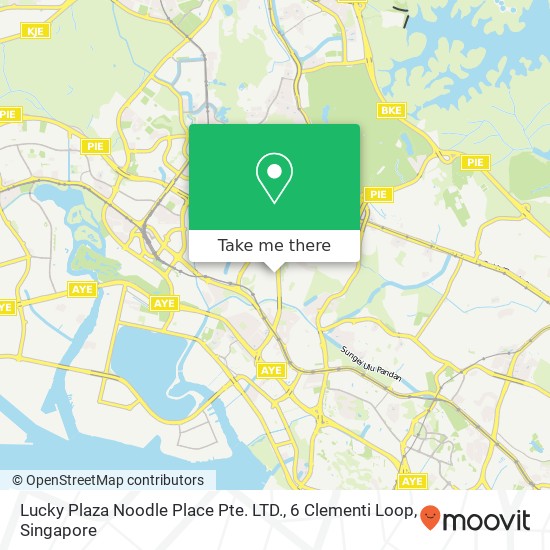 Lucky Plaza Noodle Place Pte. LTD., 6 Clementi Loop map