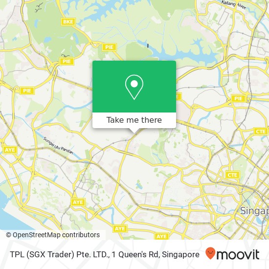 TPL (SGX Trader) Pte. LTD., 1 Queen's Rd map
