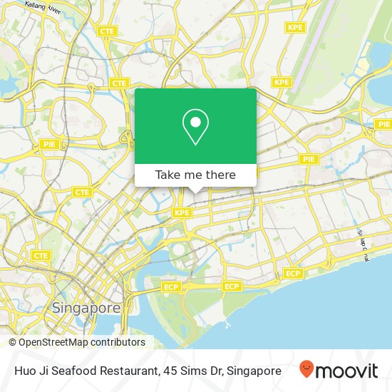 Huo Ji Seafood Restaurant, 45 Sims Dr地图