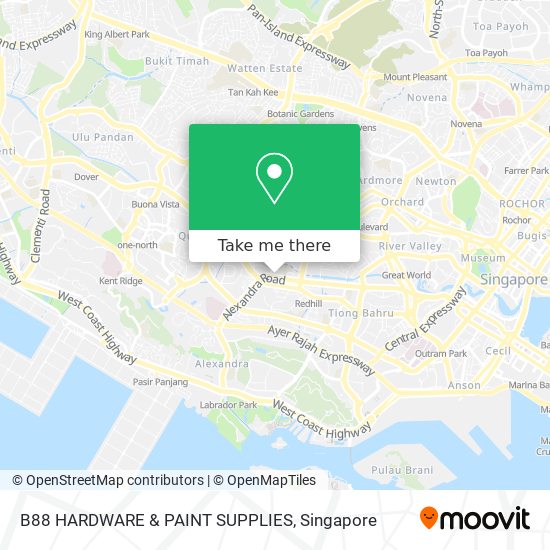 B88 HARDWARE & PAINT SUPPLIES map