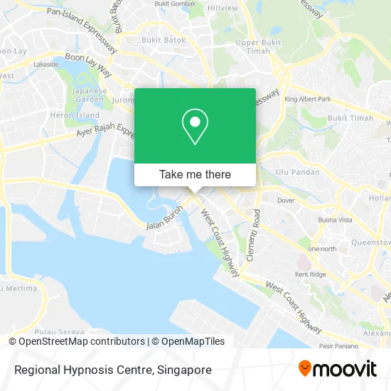 Regional Hypnosis Centre map