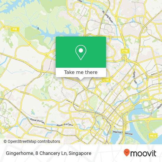 Gingerhome, 8 Chancery Ln map