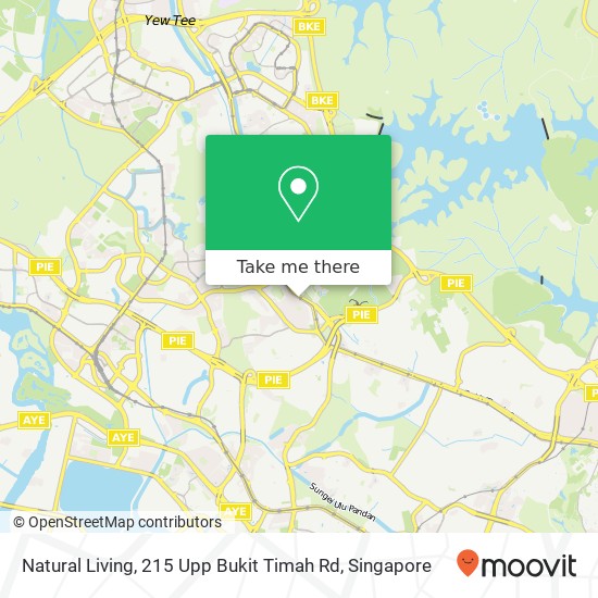 Natural Living, 215 Upp Bukit Timah Rd地图