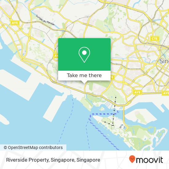 Riverside Property, Singapore map