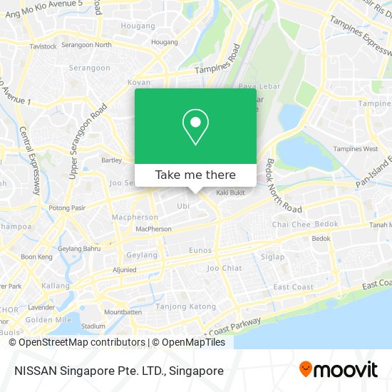 NISSAN Singapore Pte. LTD. map