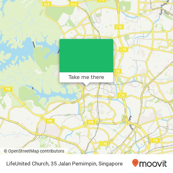 LifeUnited Church, 35 Jalan Pemimpin地图