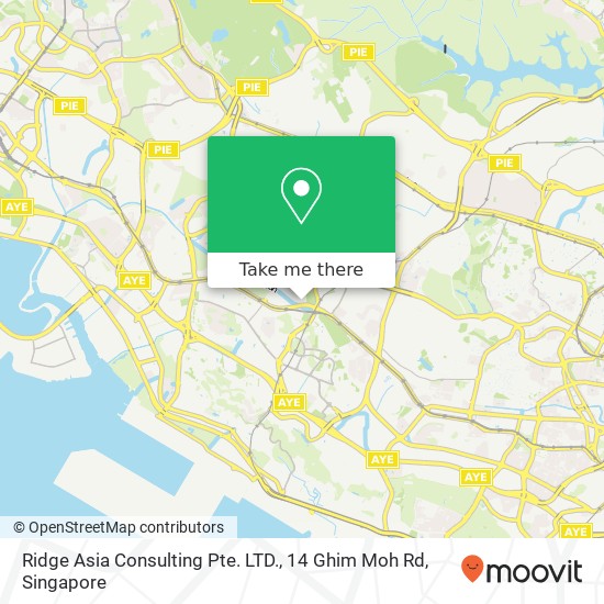 Ridge Asia Consulting Pte. LTD., 14 Ghim Moh Rd map