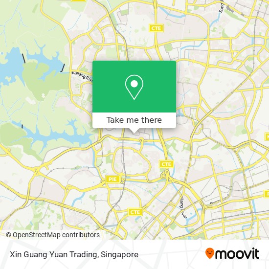 Xin Guang Yuan Trading map