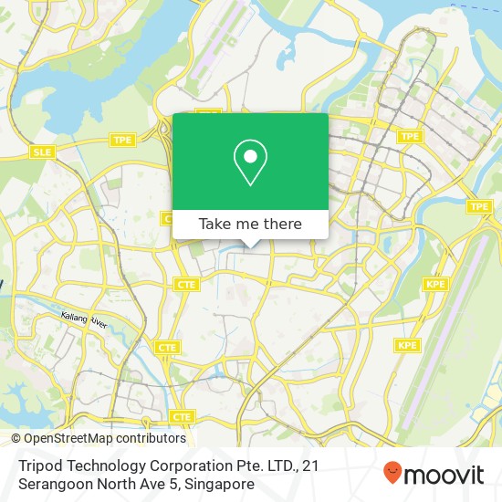 Tripod Technology Corporation Pte. LTD., 21 Serangoon North Ave 5 map