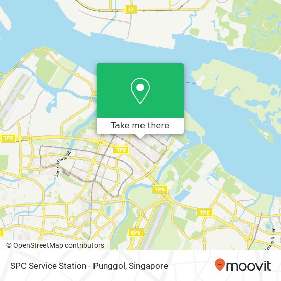 SPC Service Station - Punggol, Singapore地图