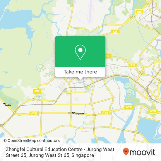 Zhengfei Cultural Education Centre - Jurong West Street 65, Jurong West St 65 map