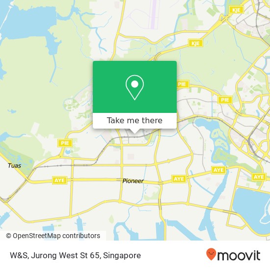 W&S, Jurong West St 65 map