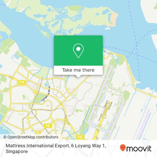 Mattress International Export, 6 Loyang Way 1 map