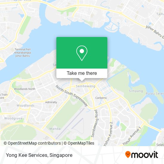 Yong Kee Services map