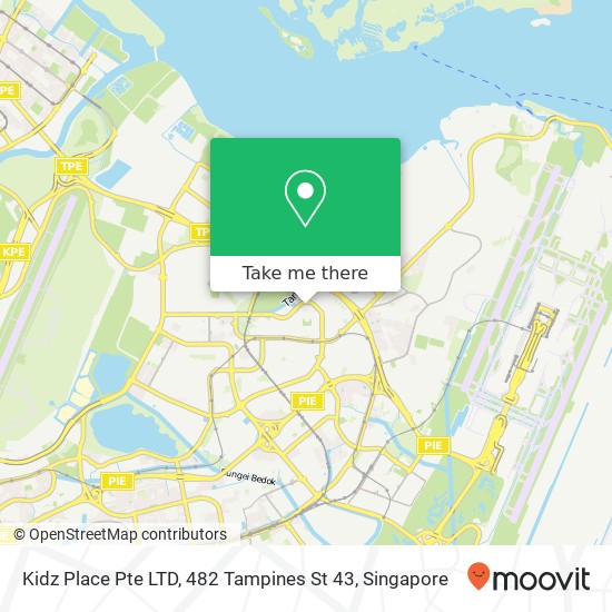 Kidz Place Pte LTD, 482 Tampines St 43 map