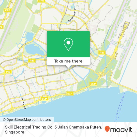 Skill Electrical Trading Co, 5 Jalan Chempaka Puteh地图
